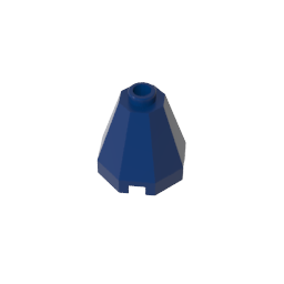 Cono 2 x 2 x 1 2/3 Octogonal, Stud Abierto-MyGobricksEs