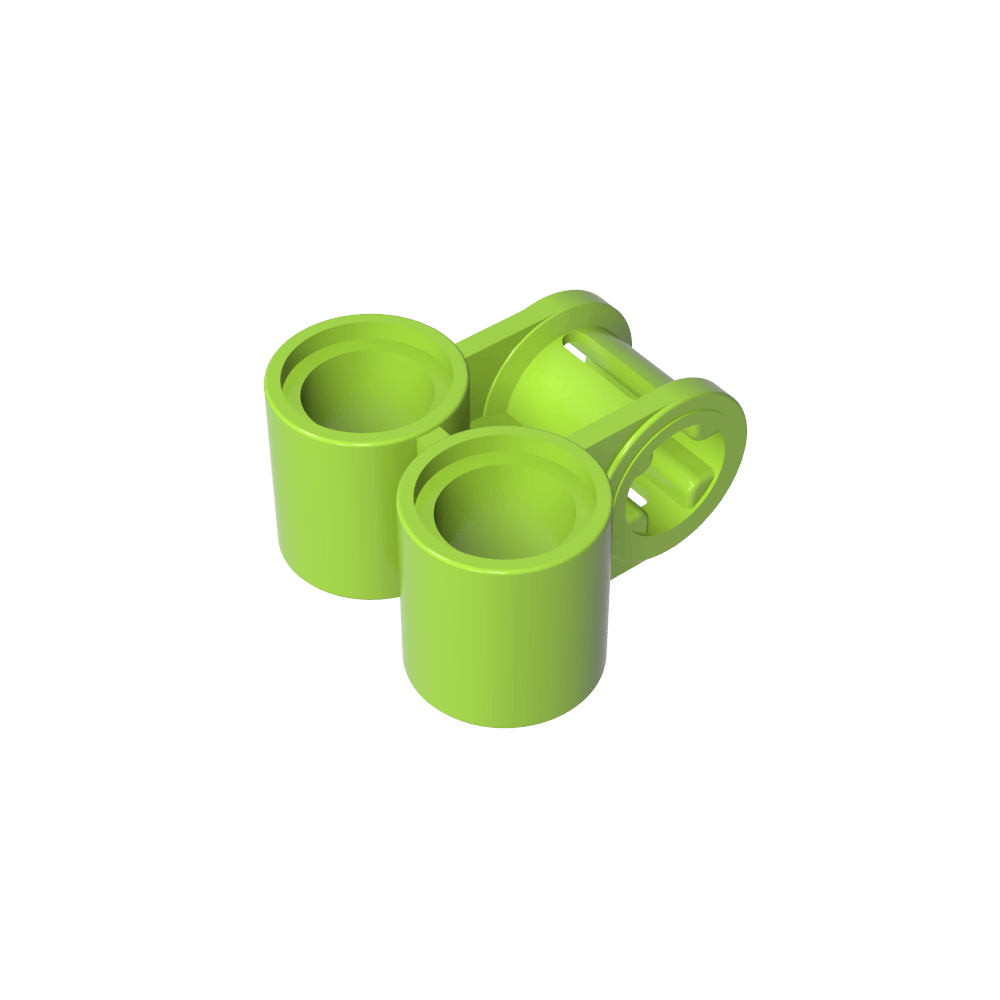 Conector de eje y pasador Technic perpendicular doble-MyGobricksEs