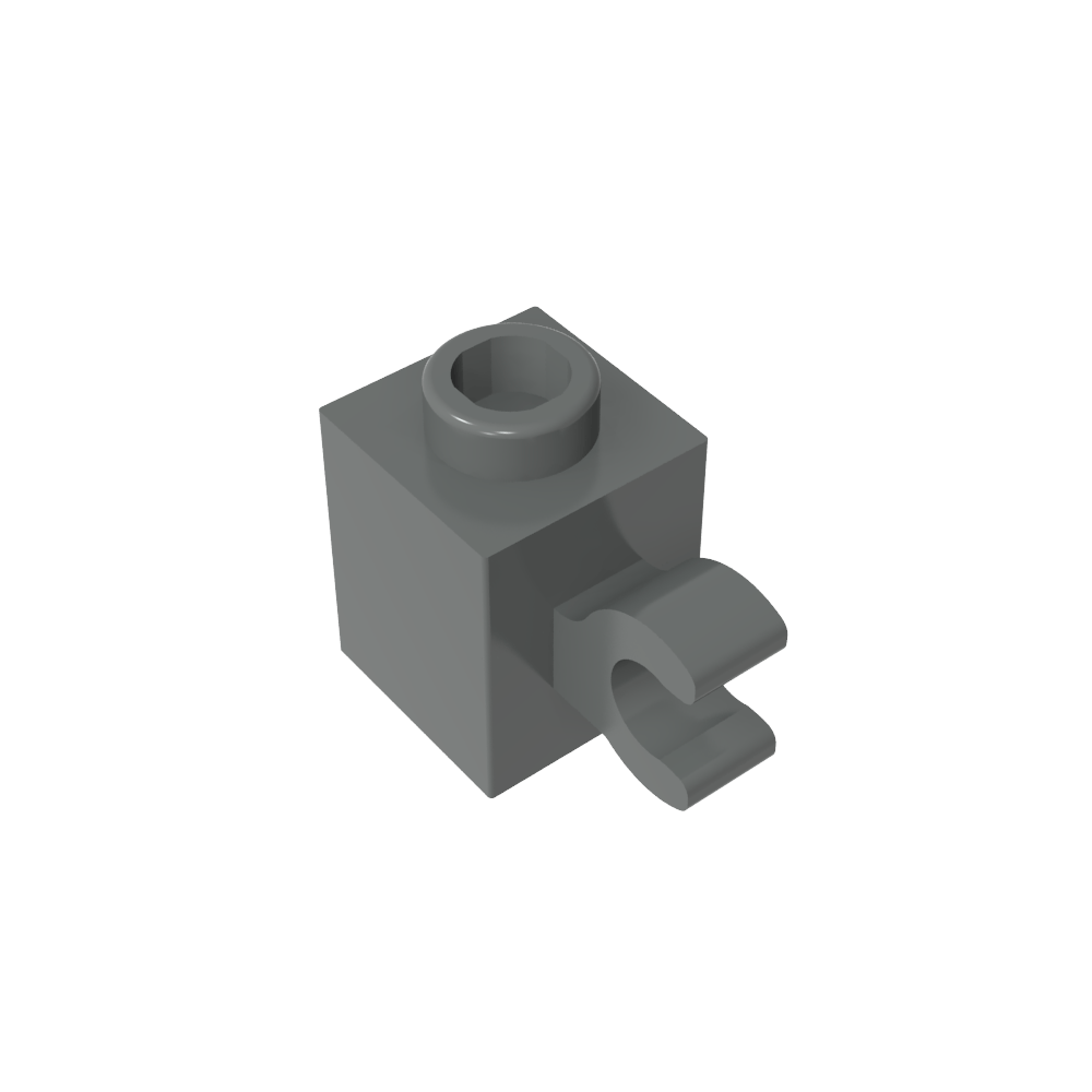 Ladrillo Especial 1 x 1 con Clip Horizontal-MyGobricksEs