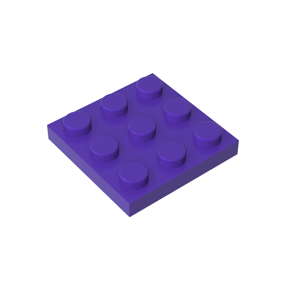 Placa 3 x 3-MyGobricksEs