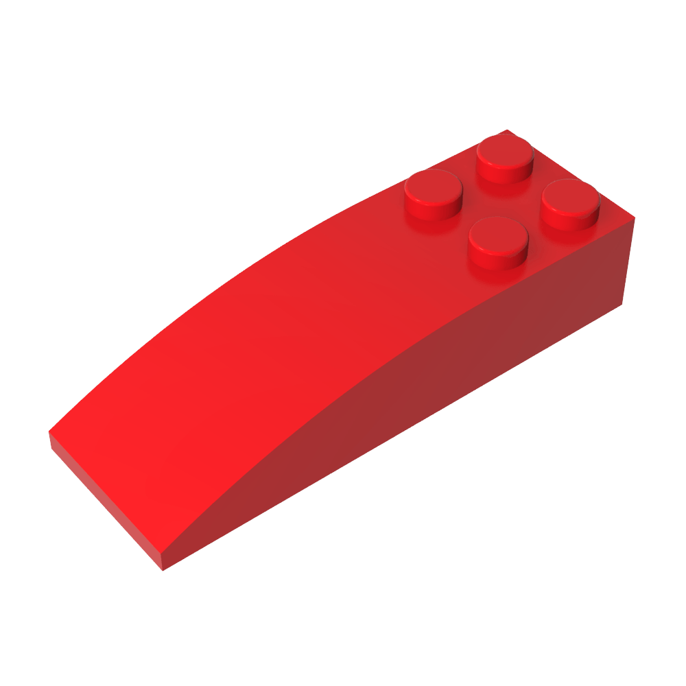 Ladrillo curvo 6 x 2-MyGobricksEs