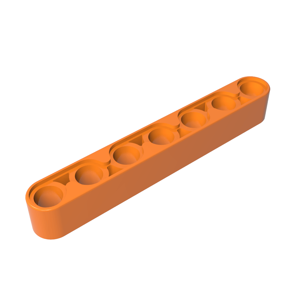 Viga técnica de 1 x 7 de espesor-MyGobricksEs