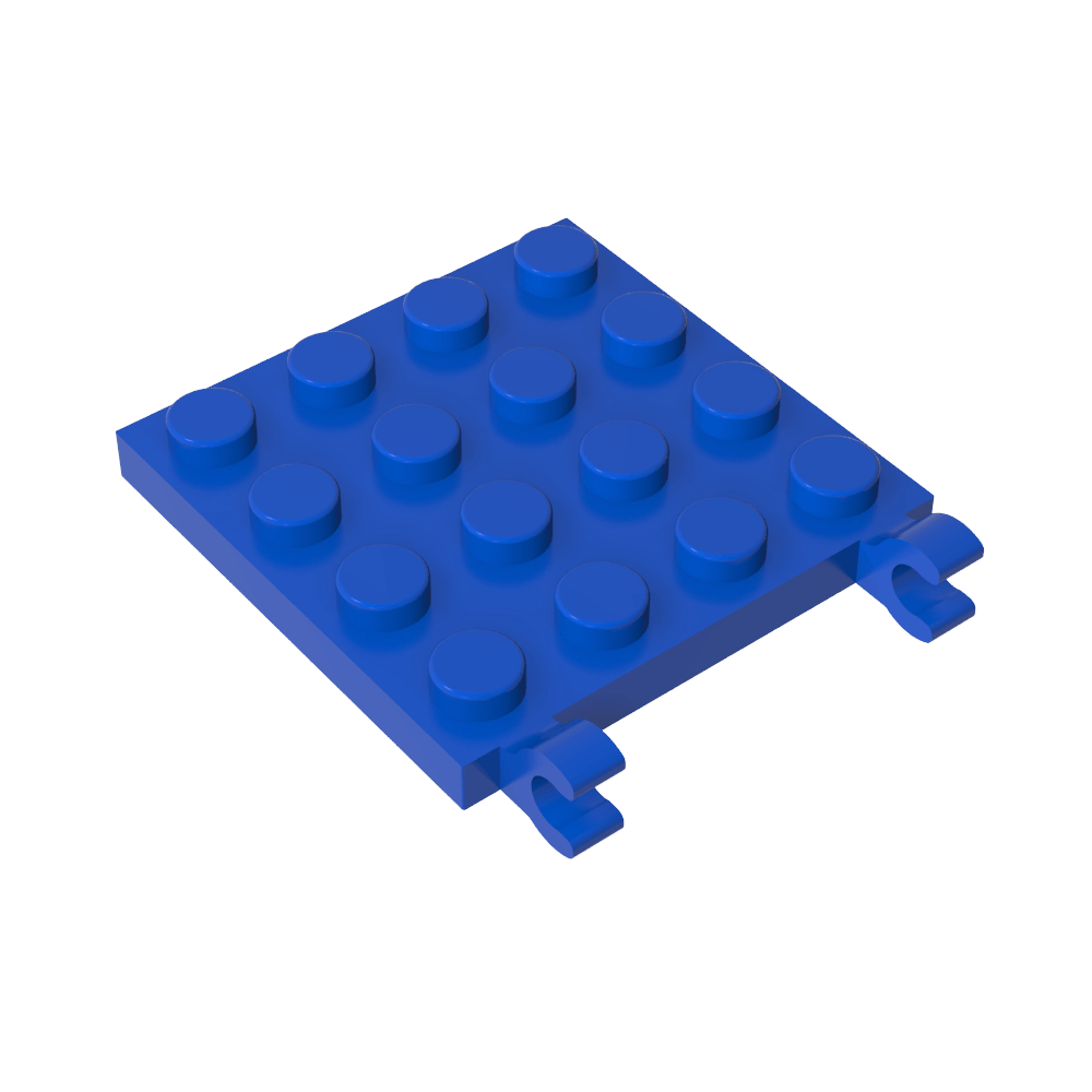 Placa Especial 4x4 con Clips Horizontales (clips O abiertos gruesos)-MyGobricksEs