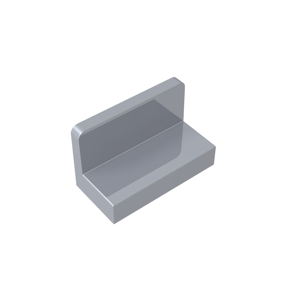 Panel 1 x 2 x 1 [Esquinas cuadradas]-MyGobricksEs