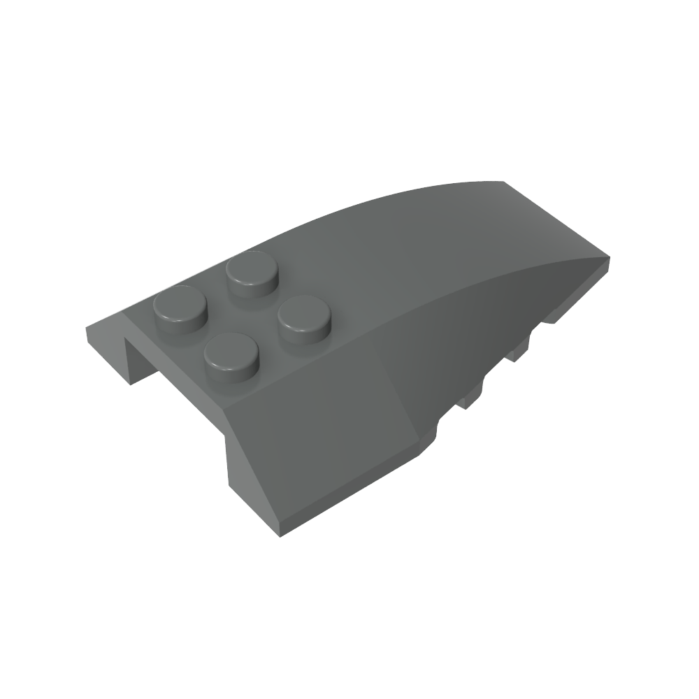 Cuña curva 6 x 4 triple-MyGobricksEs