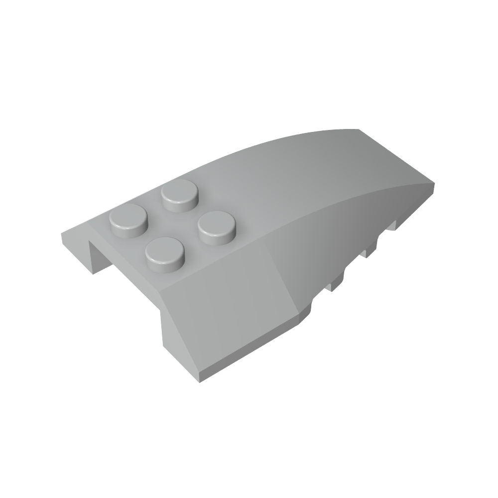 Cuña curva 6 x 4 triple-MyGobricksEs