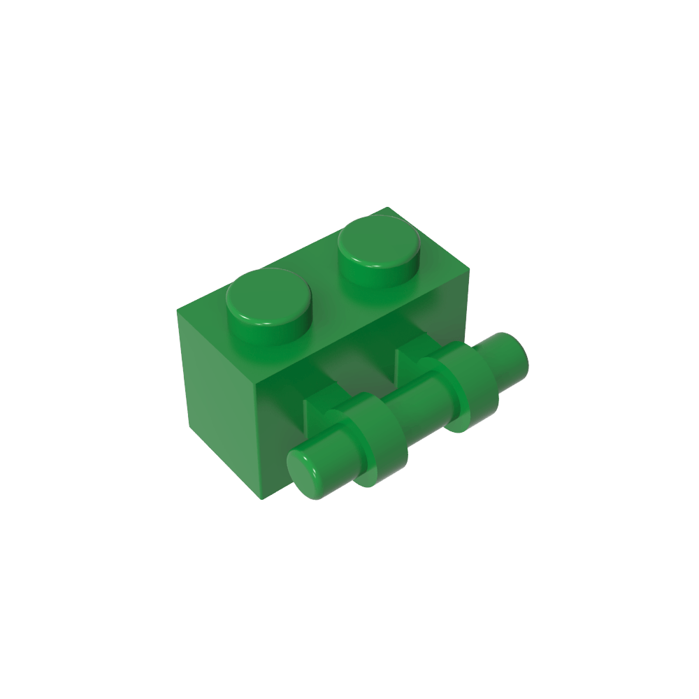 Ladrillo Especial 1 x 2 con Mango-MyGobricksEs