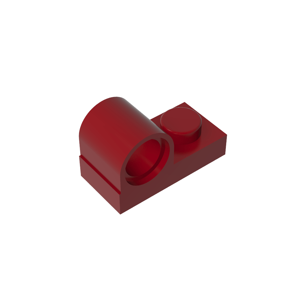 Placa especial 1 x 2 con orificio para pasador en la parte superior-MyGobricksEs