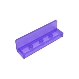 Panel 1 x 4 x 1 con esquinas redondeadas [Pared delgada]-MyGobricksEs