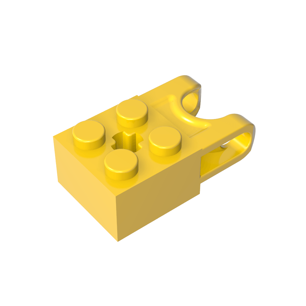Technic Brick Special 2 x 2 con receptáculo de bola ancho y orificio para eje-MyGobricksEs