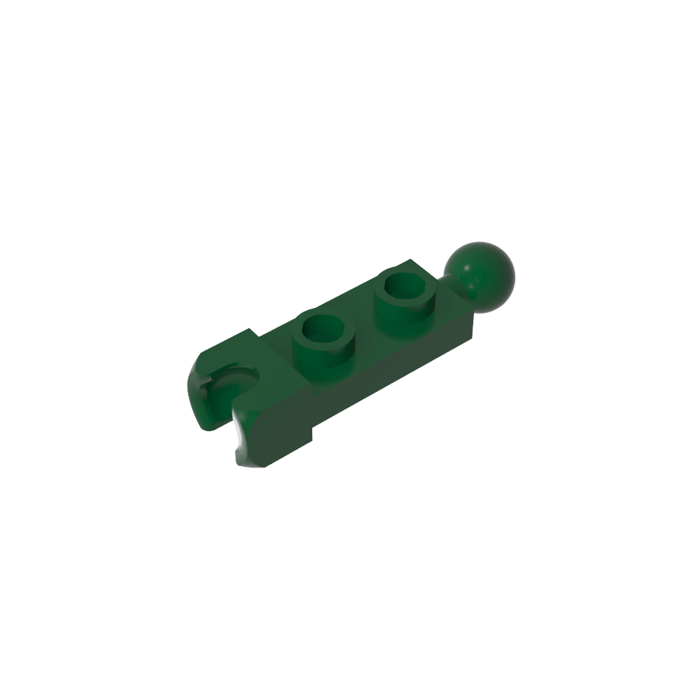 Placa especial 1 x 2 con copa de extremo de 5,9 mm y bola de remolque-MyGobricksEs