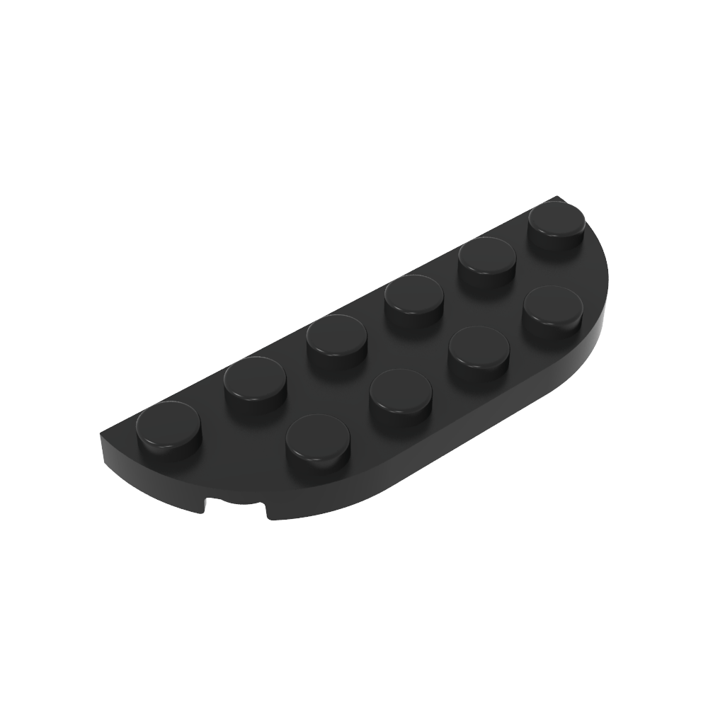 Plato Esquina Redonda 2 x 6 Doble-MyGobricksEs