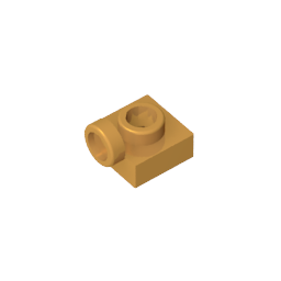 Placa especial 1 x 1 con tacos en el lateral-MyGobricksEs