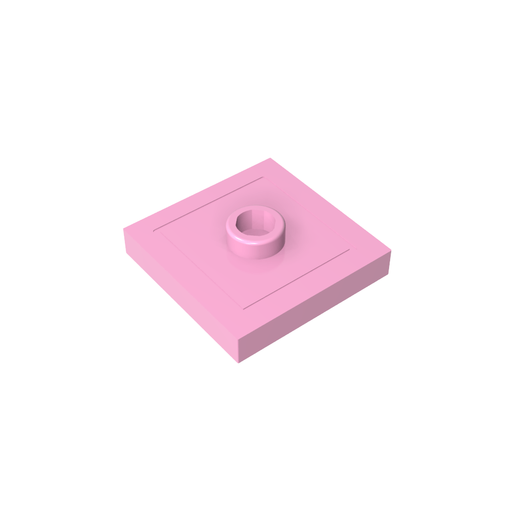Placa especial 2 x 2 con ranura y perno central (puente)-MyGobricksEs