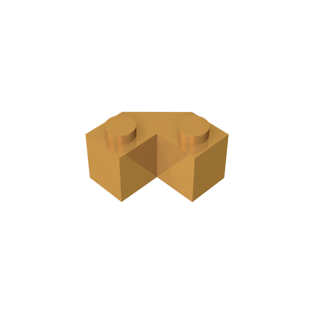 Cuña 2 x 2 Faceta-MyGobricksEs