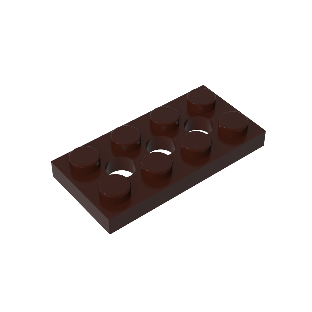 Placa técnica 2 x 4 [3 agujeros]-MyGobricksEs