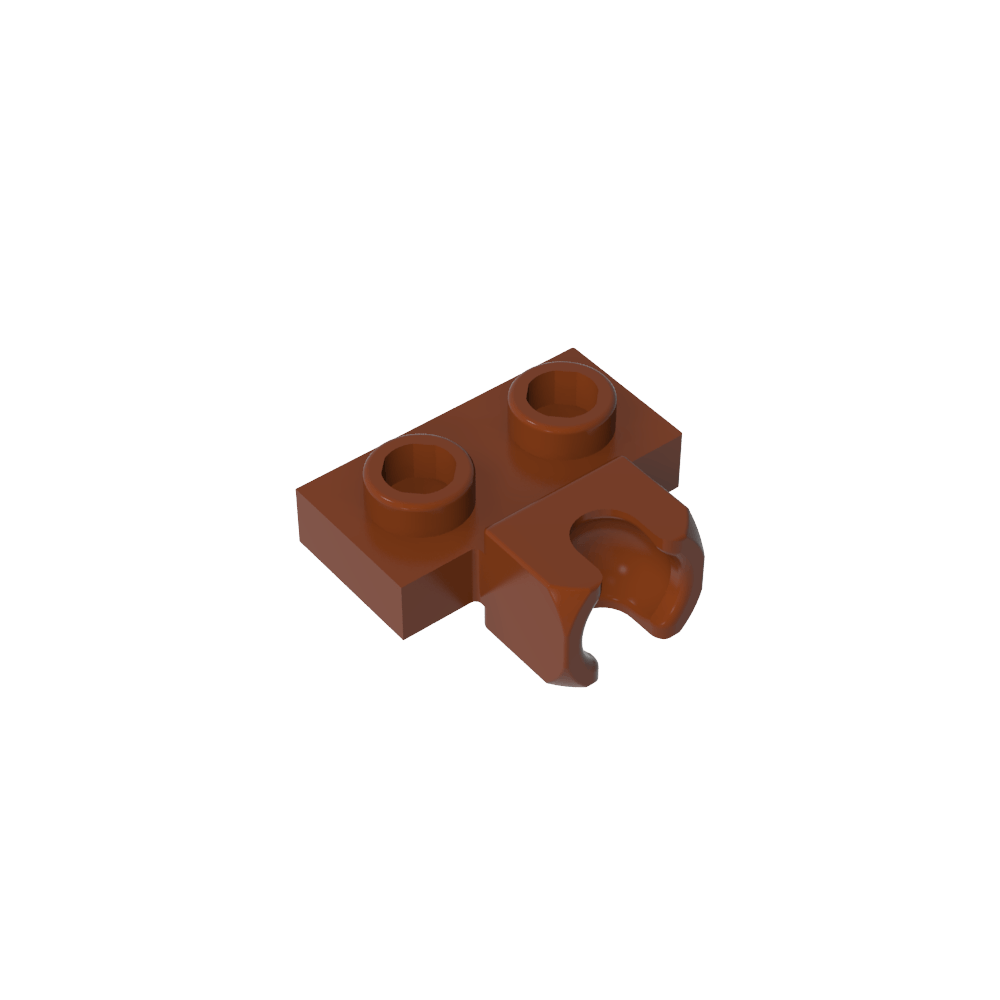 Placa especial 1 x 2 Copa lateral central de 5,9 mm-MyGobricksEs