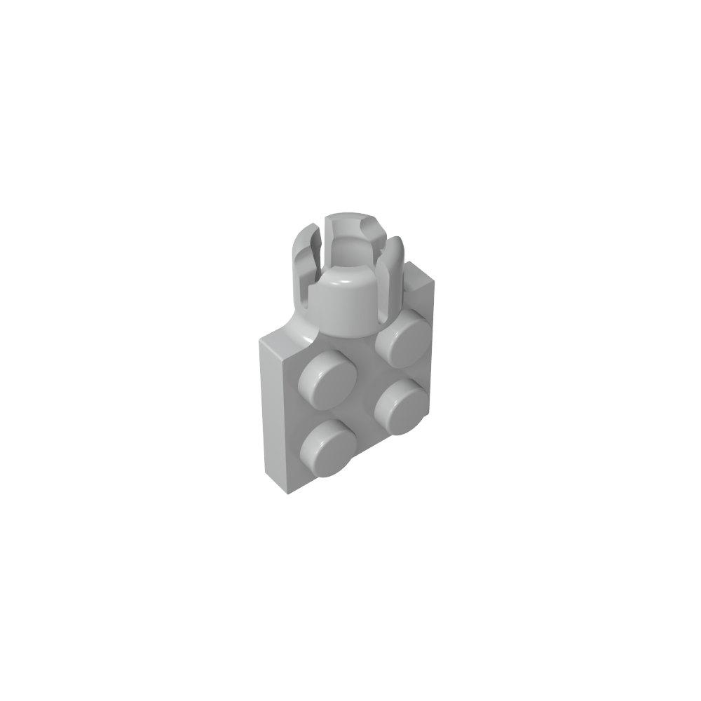 Placa 2 x 2 con toma de bola de remolque-MyGobricksEs