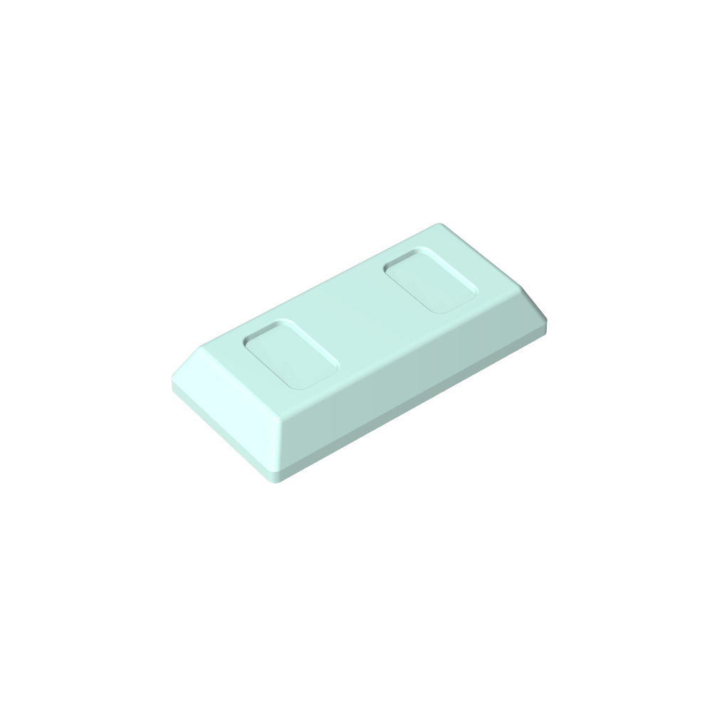 Azulejo especial 1 x 2 con paredes inclinadas, también conocido como dinero/lingote de oro [lingote]-MyGobricksEs