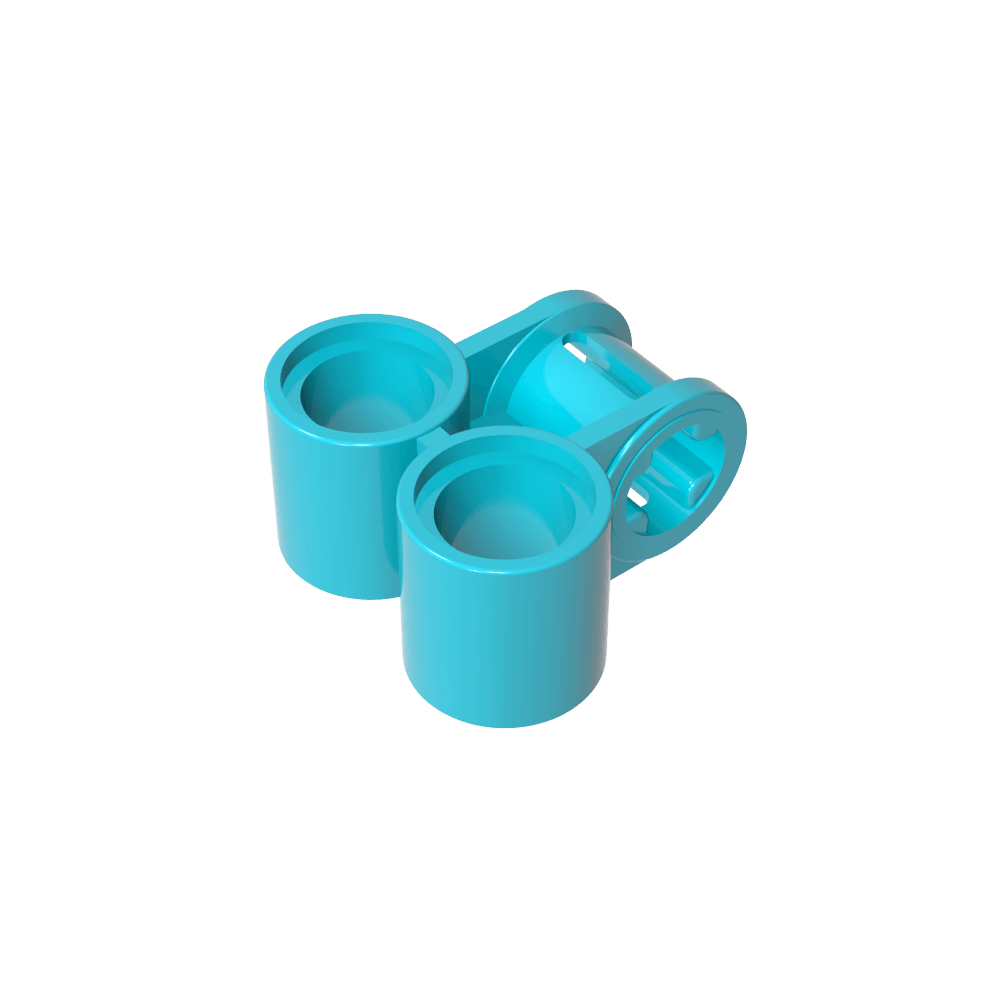 Conector de eje y pasador Technic perpendicular doble-MyGobricksEs