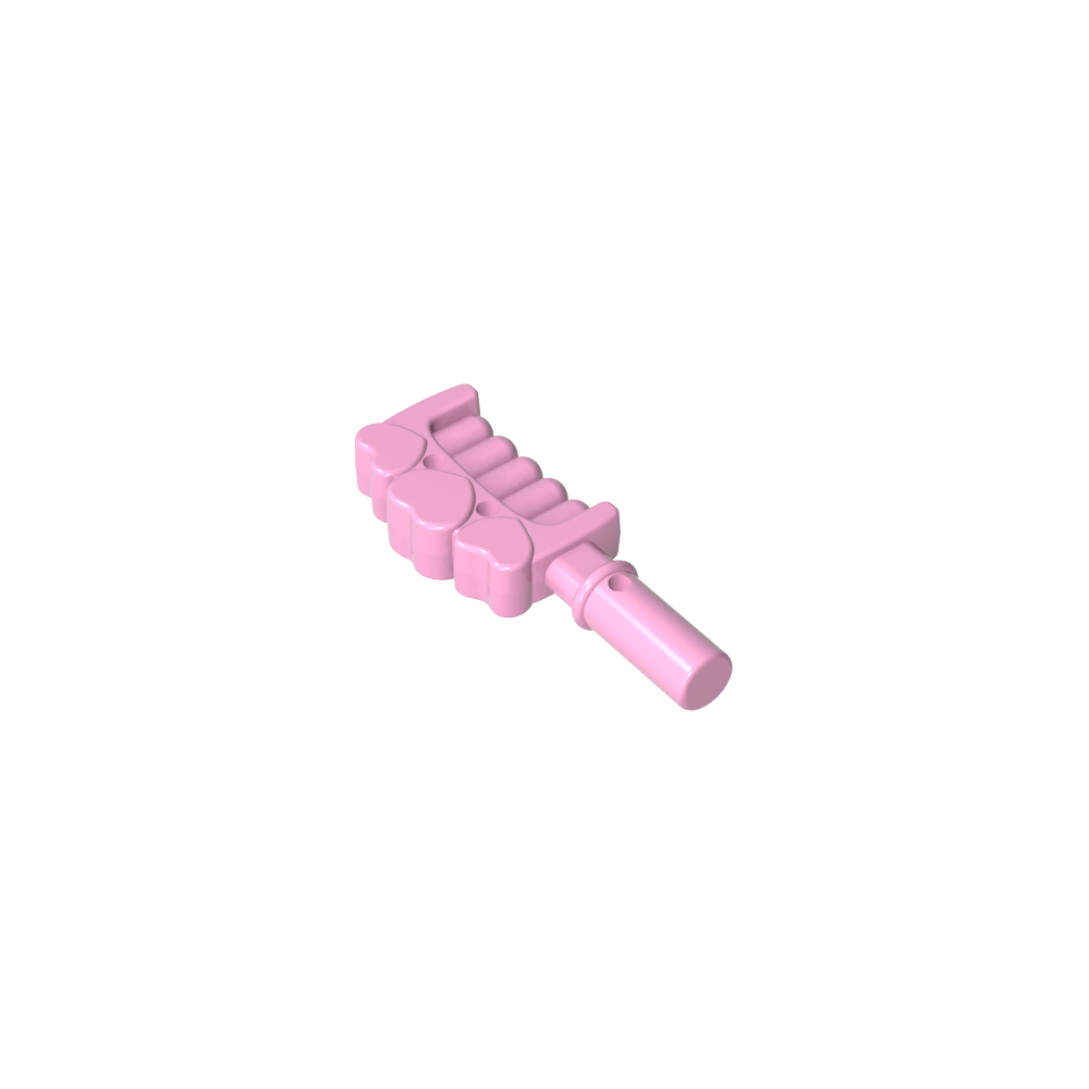Peine con Mango y 3 Corazones [Accesorio para el Cabello]-MyGobricksEs