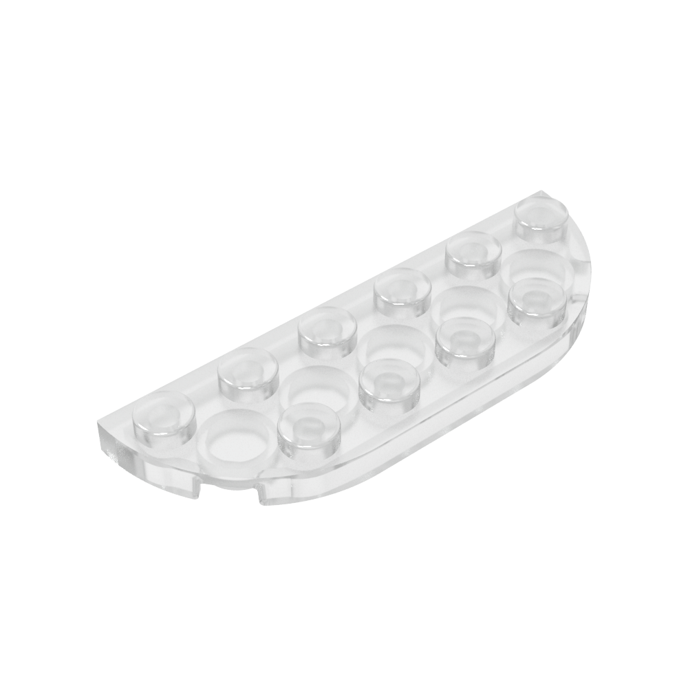 Plato Esquina Redonda 2 x 6 Doble-MyGobricksEs
