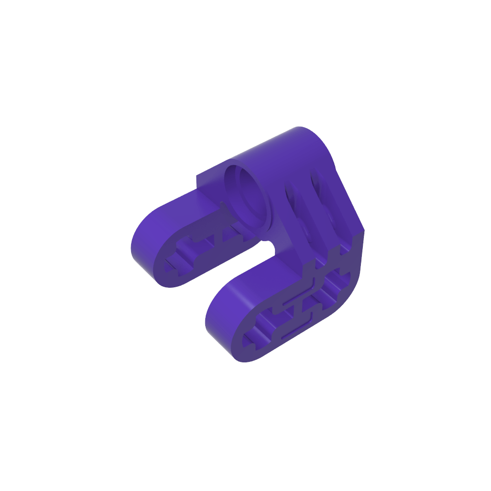 Conector de eje y pasador Technic con división perpendicular-MyGobricksEs