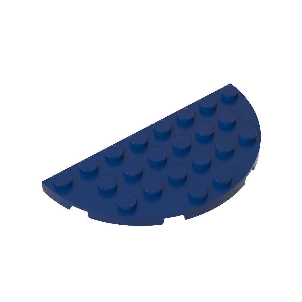 Placa Esquina Redonda 4 x 8 Doble-MyGobricksEs