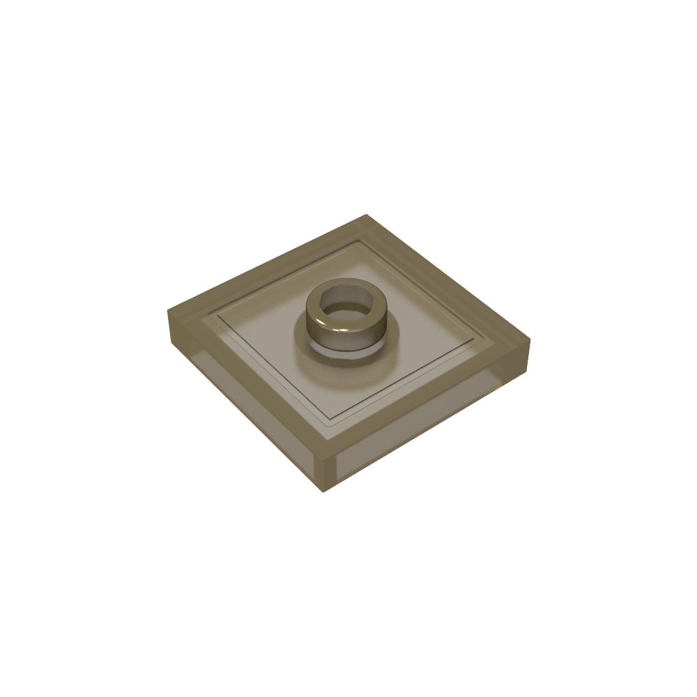 Placa especial 2 x 2 con ranura y perno central (puente)-MyGobricksEs