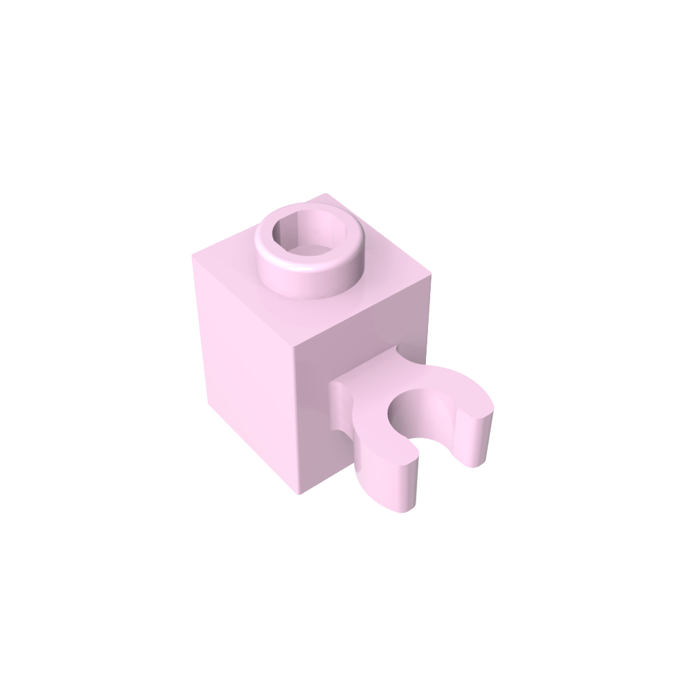 Ladrillo Especial 1 x 1 con Clip Vertical [Clip O Abierto, Perno Hueco]-MyGobricksEs