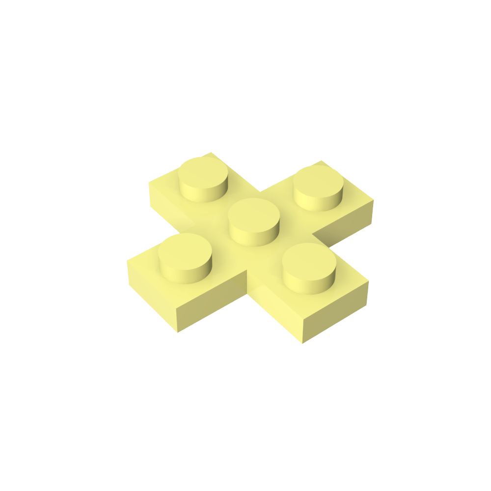Placa 3 x 3 Cruz-MyGobricksEs