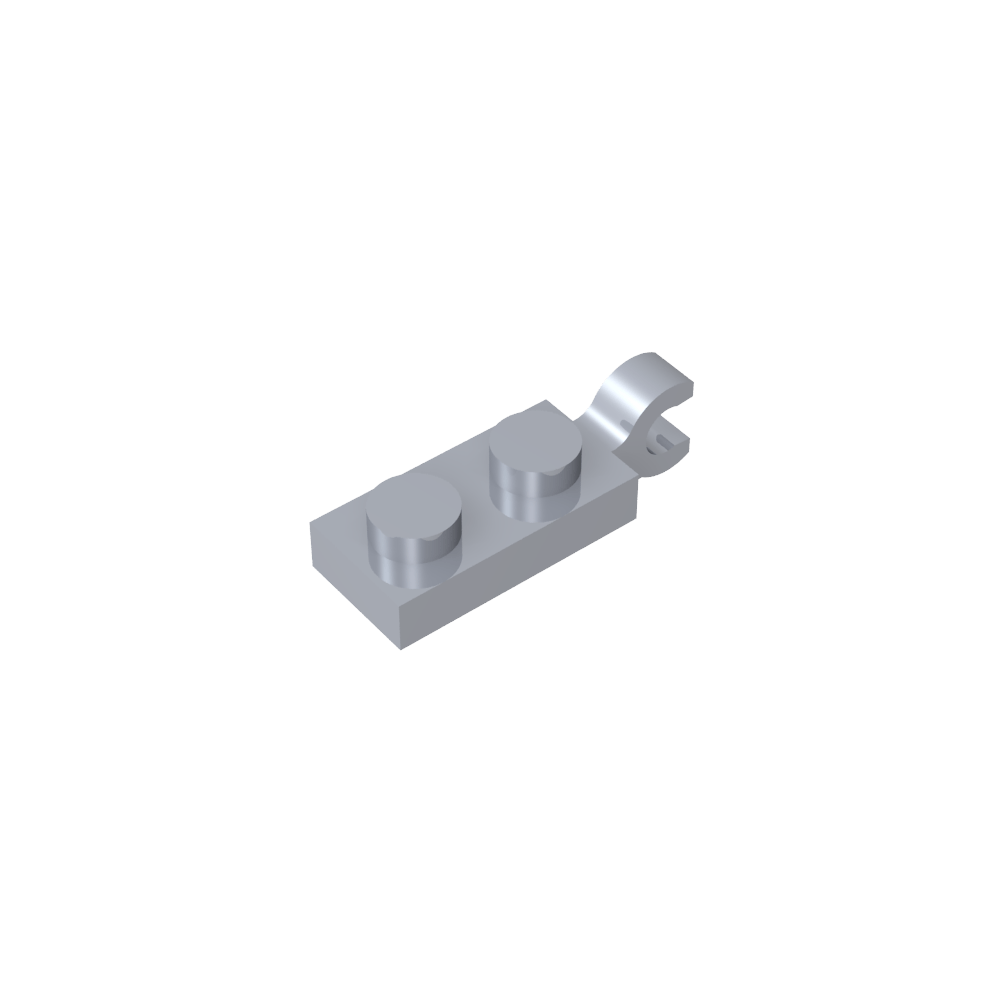 Placa Especial 1 x 2 con Clip Horizontal en el Extremo-MyGobricksEs