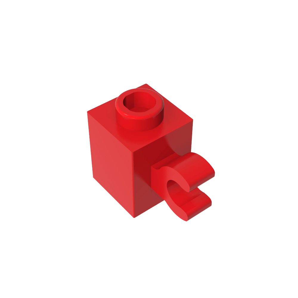 Ladrillo Especial 1 x 1 con Clip Horizontal-MyGobricksEs
