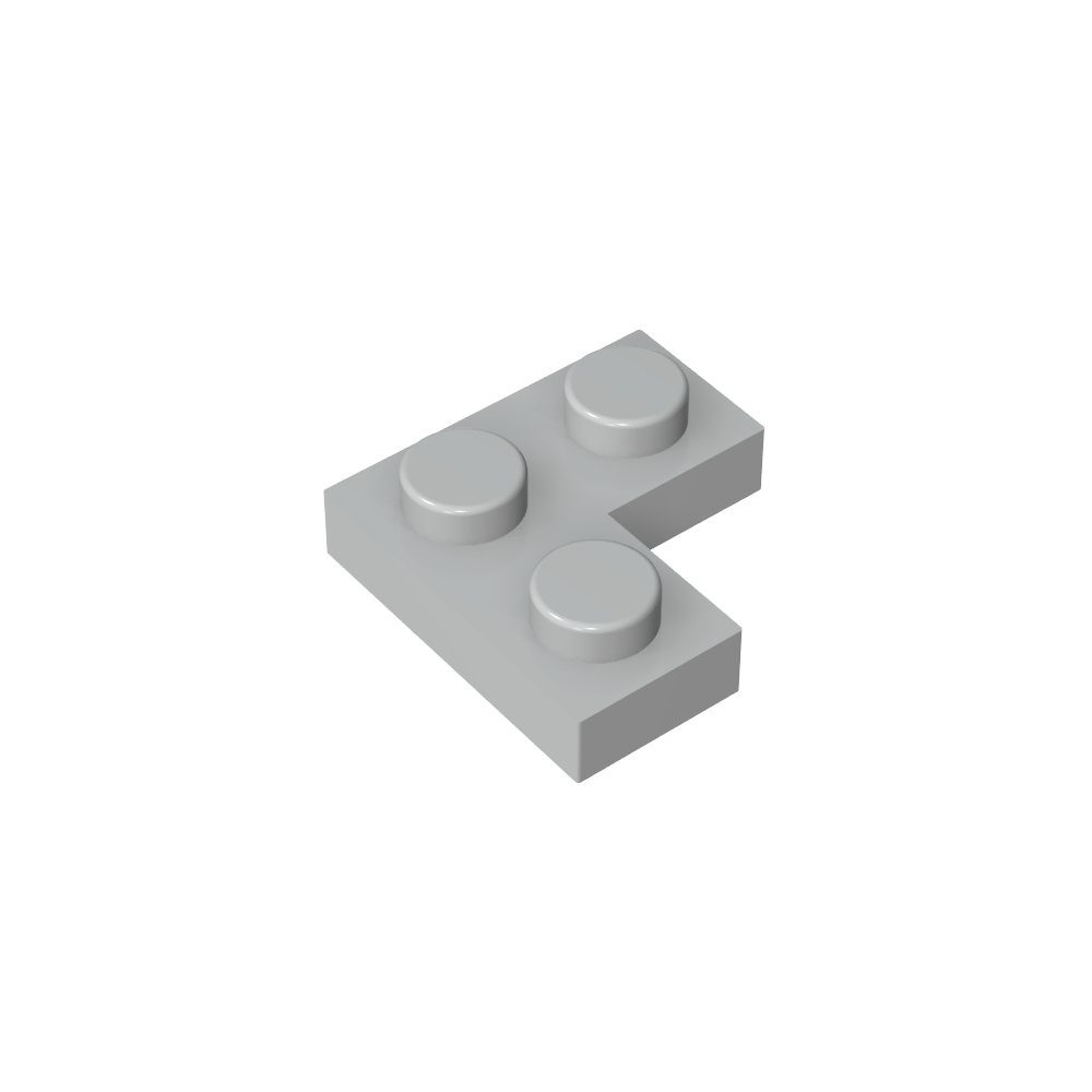 Placa 2 x 2 Esquina-MyGobricksEs