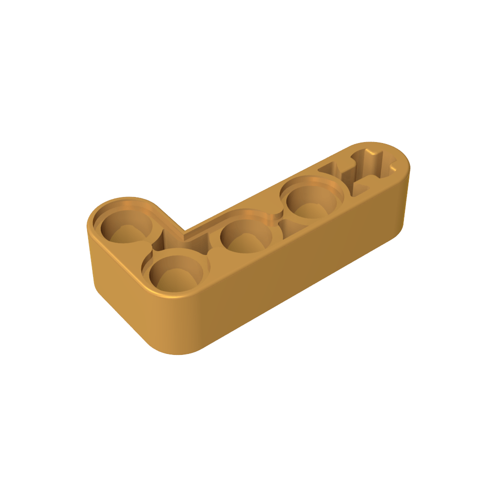 Viga técnica 2 x 4 en forma de L gruesa-MyGobricksEs