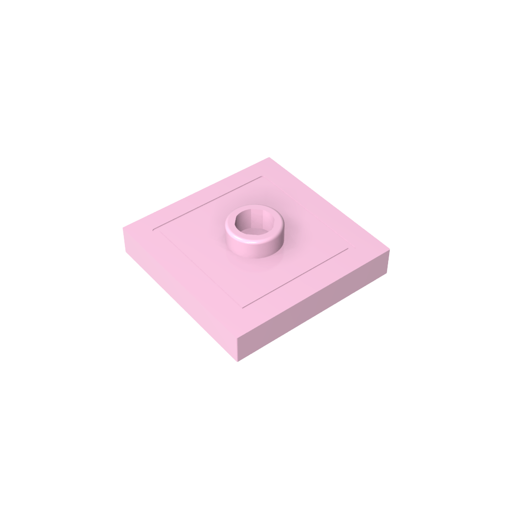 Placa especial 2 x 2 con ranura y perno central (puente)-MyGobricksEs