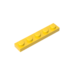 Placa 1 x 5-MyGobricksEs