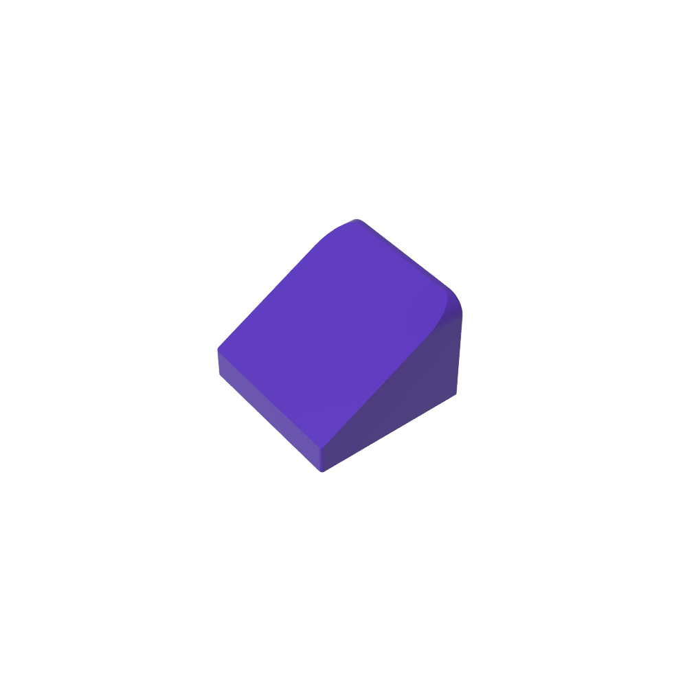 Pendiente 30° 1 x 1 x 2/3 (Pendiente de queso), Pendiente 30 1 x 1 Pendiente-MyGobricksEs