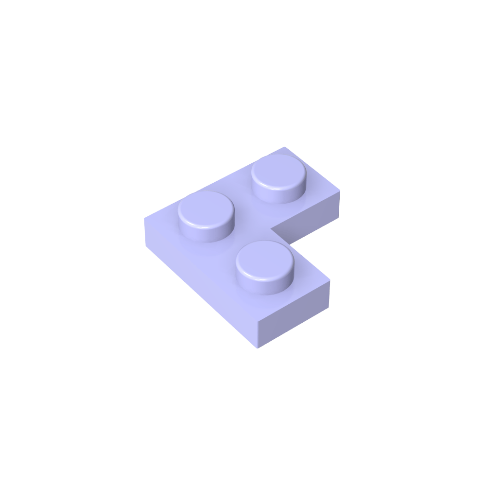 Placa 2 x 2 Esquina-MyGobricksEs