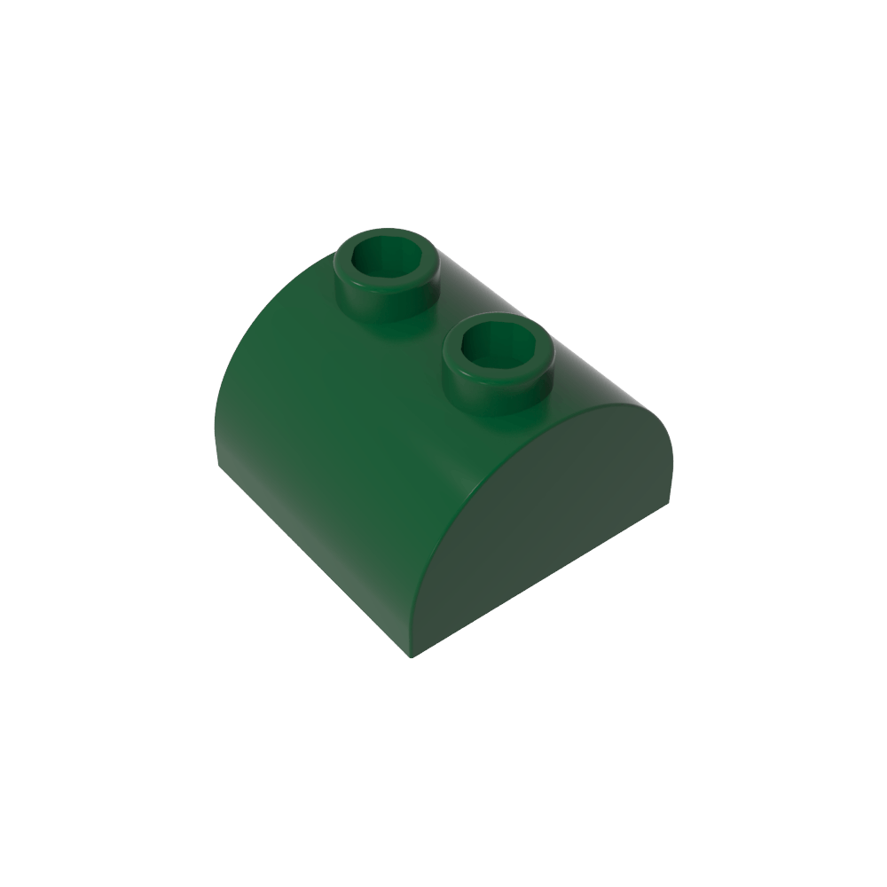 Ladrillo curvo 2 x 2 con dos montantes superiores-MyGobricksEs