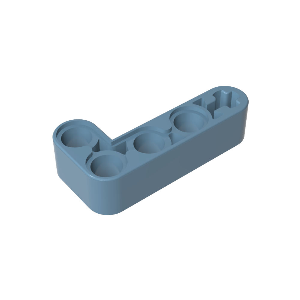 Viga técnica 2 x 4 en forma de L gruesa-MyGobricksEs