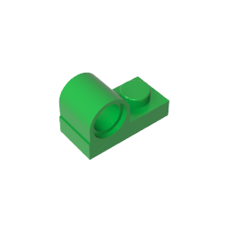 Placa especial 1 x 2 con orificio para pasador en la parte superior-MyGobricksEs