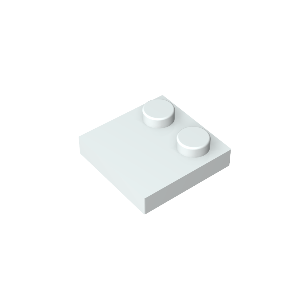 Placa Especial 2 x 2 con Solo 2 tacos-MyGobricksEs
