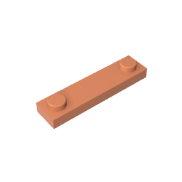 Placa especial 1 x 4 con 2 tacos-MyGobricksEs