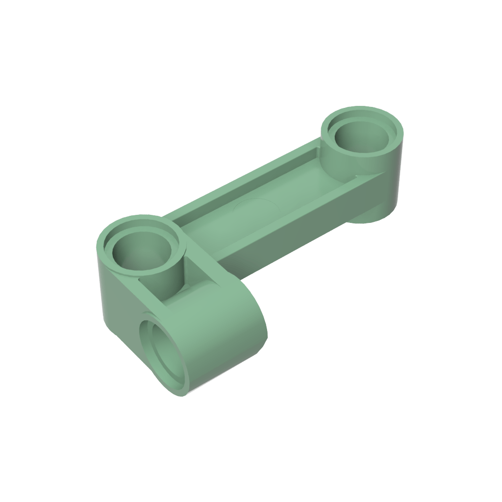 Conector Technic Pin Perpendicular 2 x 4 Doblado - Viga con Orificio de 90 Ø 4.8-MyGobricksEs