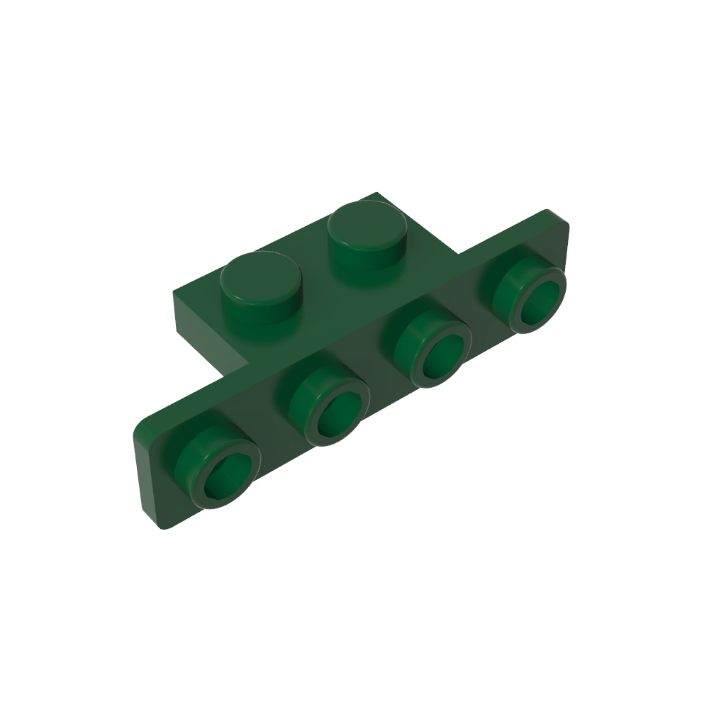 Soporte 1 x 2 - 1 x 4 [Esquinas redondeadas]-MyGobricksEs