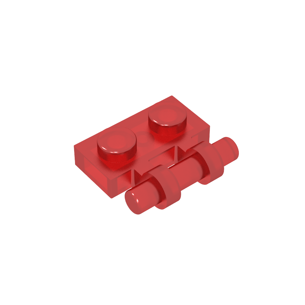 Placa especial 1 x 2 asas laterales [extremos libres]-MyGobricksEs