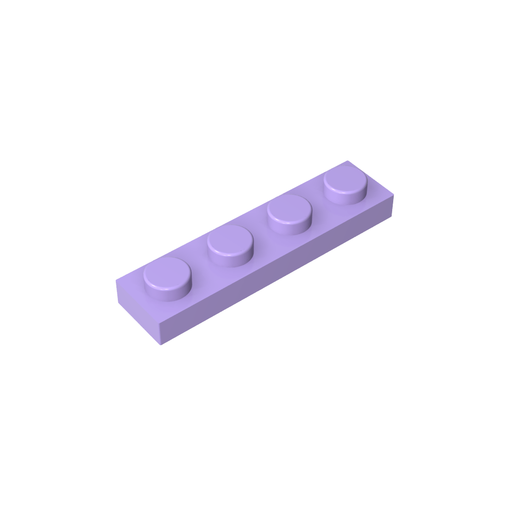Placa 1 x 4-MyGobricksEs