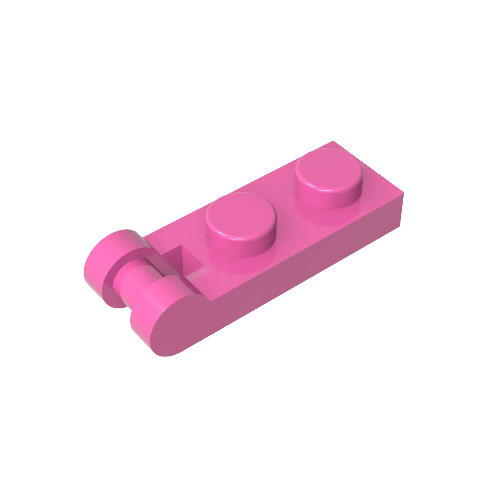 Placa Especial 1 x 2 con Asa en el Extremo [Extremos Cerrados]-MyGobricksEs