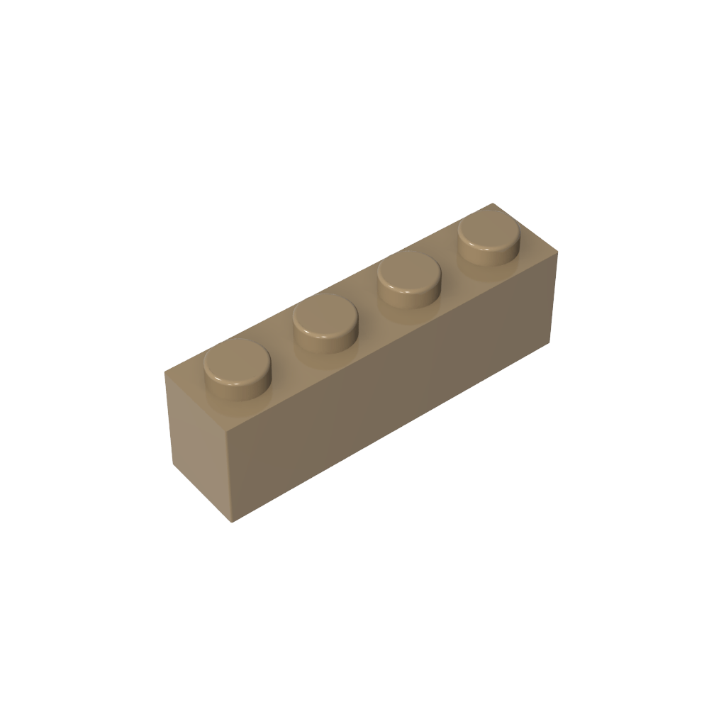 Ladrillo 1 x 4-MyGobricksEs